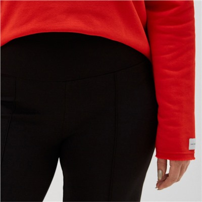 Брюки женские клеш MIST Cozy style, чёрные, размер 56