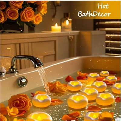 Плавающие фигурные чудо свечи, Led свечи для создания романтики