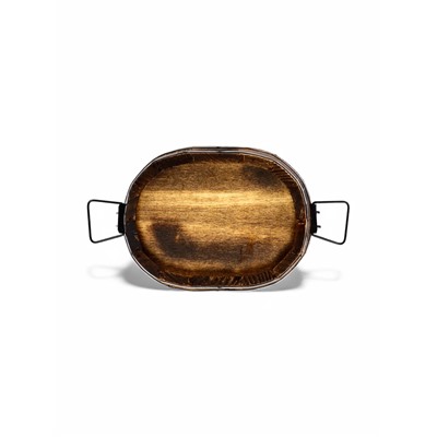 Набор кашпо для цветов, 22×18×14 см, деревянный, 3 шт.