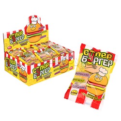 Маршмеллоу с жевательным мармеладом "Супер бургер" 15гр*24шт