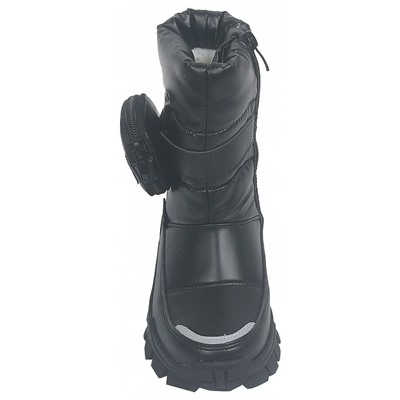 B-9558-A черн Полусапоги зима для девочек (28-35)/8