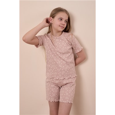 Пижама футболка и шорты М226007рм