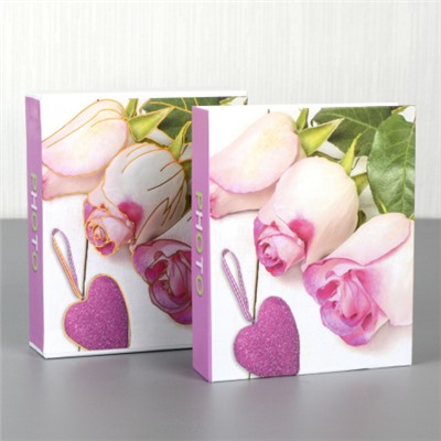 Фотоальбом 40 фото 10х15 / 9399 /уп 72/ (персиковый)