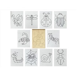 Многоразовая раскраска "Насекомые"