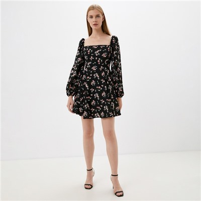 Платье мини женское MIST, размер 44, чёрное