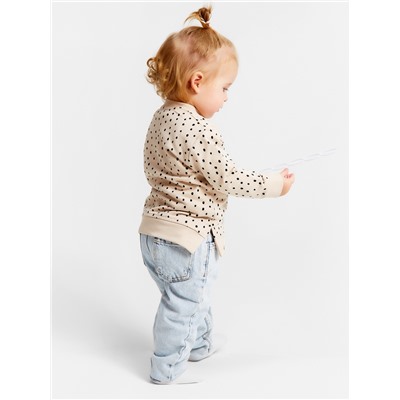 Джемпер для девочки «Крошка Я. Киса», рост 62-68 см, бежевый