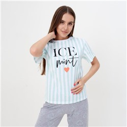 Футболка домашняя женская KAFTAN Fresh, размер 48-50