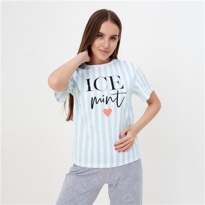 Футболка домашняя женская KAFTAN Fresh, размер 48-50