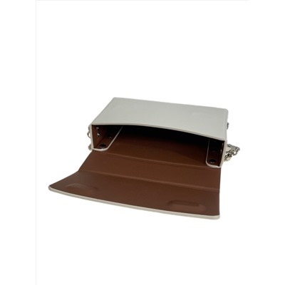 Женская сумка из искусственной кожи, цвет молочный