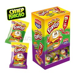 Кислая жевательная резинка с начинкой "Crazy Бургер" 4г*100шт