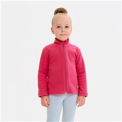 Джемпер флисовый детский MINAKU, тёмно-розовый, размер 158 см