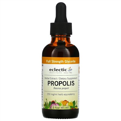 Eclectic Institute, Propolis, 250 mg , 2 fl oz ( 60 ml)