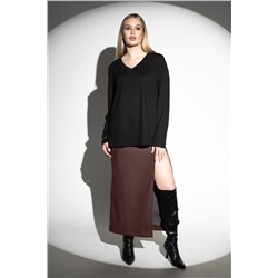 Лонгслив с V- образным вырезом НАТАЛИ, 1211648