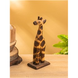 Сувенир «Жирафик», 8×5×20 см, дерево, коричневый