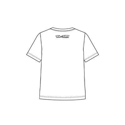 Фуфайка трикотажная для девочек (футболка)