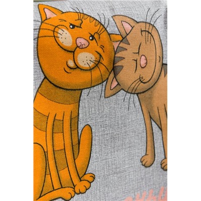 Полотенце Кошачьи тайны (Серый)