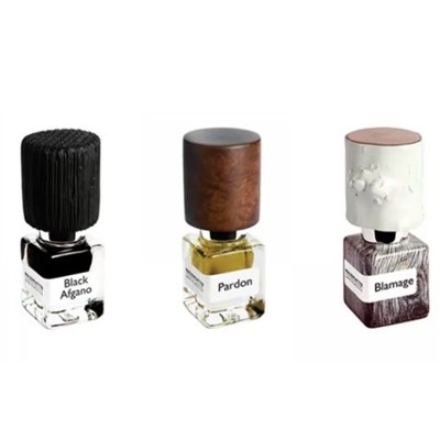 NASOMATTO set BLACK AFGANO + BLAMAGE + PARDON 3*4ml parfume oil