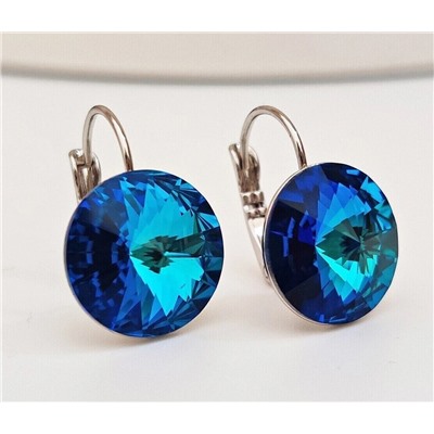 Серьги с кристаллами Swarovski