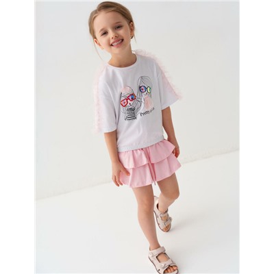 Джемпер трикотажный для девочек (футболка)