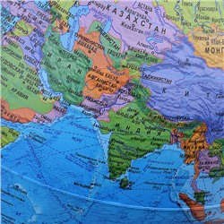 Глобус Земли политический 210 мм. с подсветкой КлассикЕвро