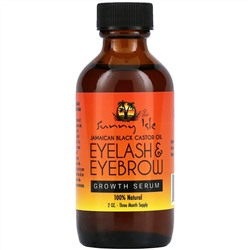 Sunny Isle, Jamaican Castor Oil, Eyelash & Eyebrow Growth Serum, 2 oz