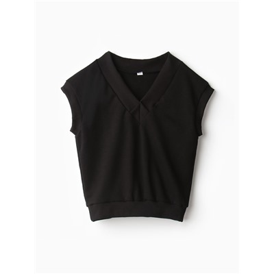 Жилет женский MINAKU: Casual Collection, чёрный, размер 42-44