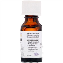 Aura Cacia, Pure Essential Oil, Peppermint, .5 fl oz (15 ml)