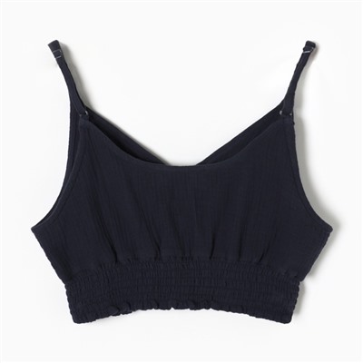 Топ укороченный женский MIST Muslin размер XS, серый