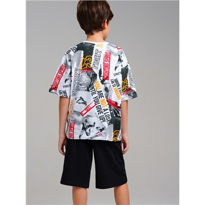 Комплект трикотажный для мальчиков: фуфайка (футболка), шорты