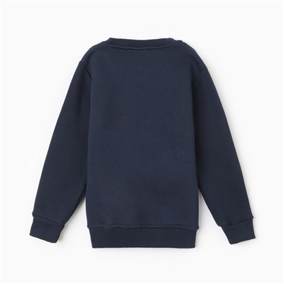Свитшот для мальчика, НАЧЁС, цвет тёмно-синий, рост 116 см