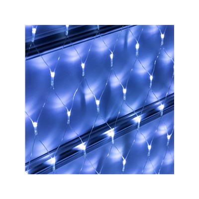 Гирлянда «Сеть-ёлка» 2×2 м, IP20, тёмная нить, 152 LED, свечение белое, 8 режимов, 220 В