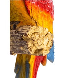 Подвесной декор из полистоуна «Красный Ара», 8×7×26 см