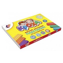 Пластилин восковой 20цв 370гр. "Кроха" 31С 2063-08 Луч