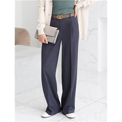 Брюки-палаццо из поливискозы