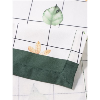 Дорожка на стол «Этель» Flora, 40×149 см, 100% хлопок, саржа 190 г/м², белая