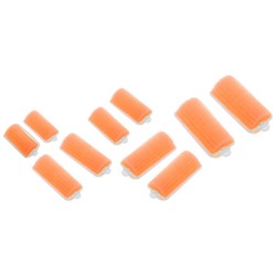 Dewal Beauty Бигуди поролоновые DBP38, 38 мм x 70 мм, оранжевый, 10 шт. 3909