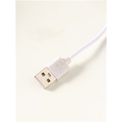 Световая фигурка стекло «Диск. Голограмма: Космическая станция», 5хLED, d=10 см, USB, 10×4×11.4 см