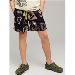 Шорты текстильные плавательные для мальчиков, длинные