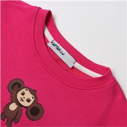 Толстовка детская KAFTAN Чебурашка, размер 28 (86-92 см)