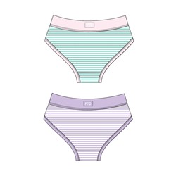 Трусы трикотажные для девочек, 2 шт в комплекте