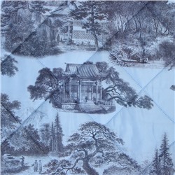 Покрывало евро «Этель» Japanese garden, 230×210±5 см, микрофибра