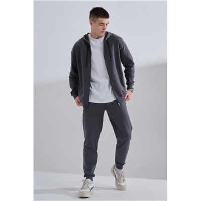 Костюм мужской на молнии 14477 (Графит)