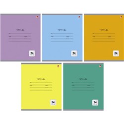 Тетрадь  24л клетка "Однотонная серия" ТК245002 Listoff