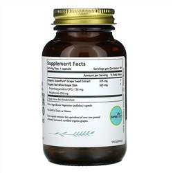 Pure Synergy, Super Pure, виноградные косточки, 60 капсул