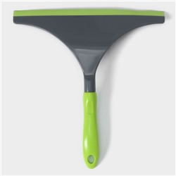 Водосгон Доляна Green day с анатомической ручкой, 25×24 см, зелёный