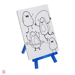 Набор для раскрашивания, картинка на подставке, краски и кисть в комплекте, картон, блистер