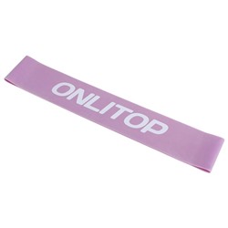 Фитнес-резинка ONLYTOP, 30×5×0.11 см, нагрузка 10 кг, цвет МИКС