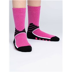 Термоноски трикотажные для девочек (низкие махровые)
