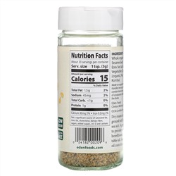 Eden Foods, Натуральные водоросли с гомасио, 3.5 унций (100 г)