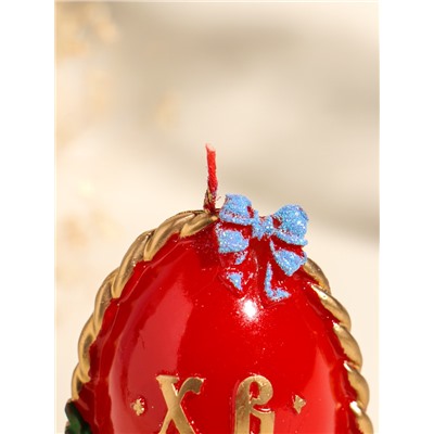 Свеча декоративная «Пасхальное яйцо в корзинке», 7×10.5 см, 130 г